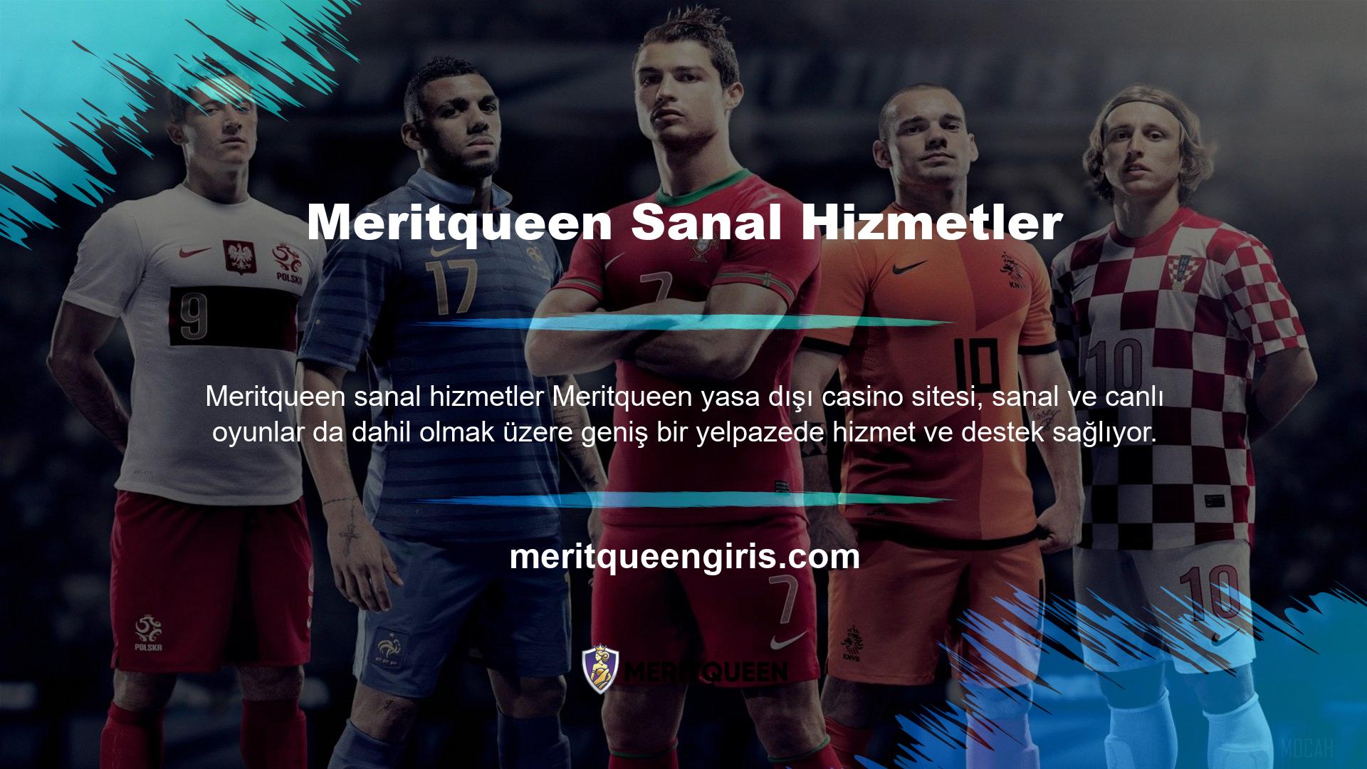 Meritqueen online bahis sitesi, dünyanın en çeşitli casino oyunlarını sunarak büyük kazançlar elde etmenizi sağlıyor